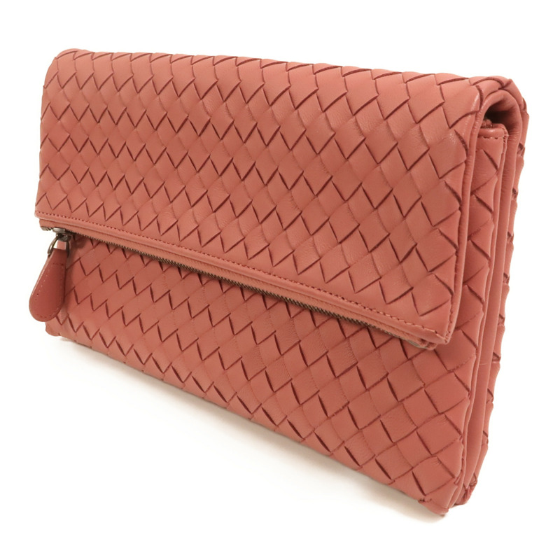BOTTEGA VENETA 織紋皮革Clutch/Pouch手拿包-2