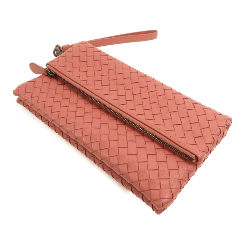 BOTTEGA VENETA 織紋皮革Clutch/Pouch手拿包-4
