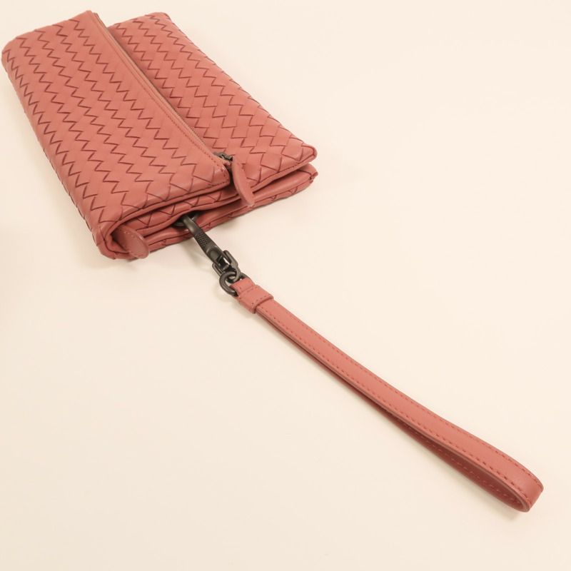 BOTTEGA VENETA 織紋皮革Clutch/Pouch手拿包-10
