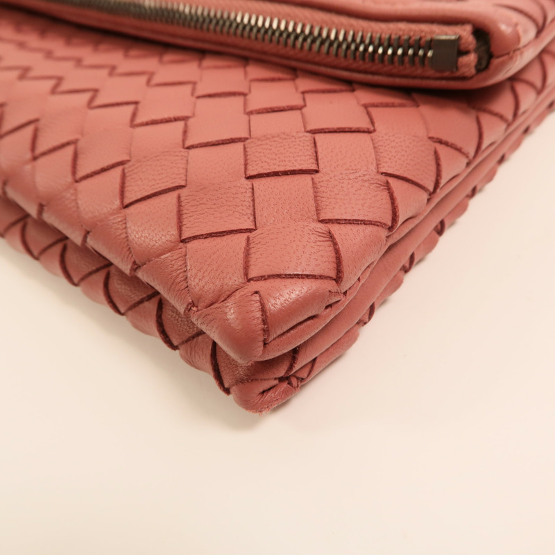 BOTTEGA VENETA 織紋皮革Clutch/Pouch手拿包-12