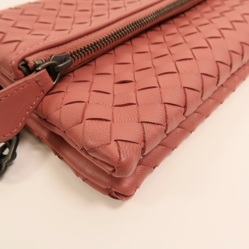 BOTTEGA VENETA 織紋皮革Clutch/Pouch手拿包-13