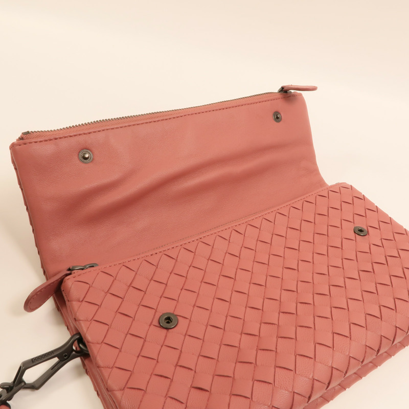 BOTTEGA VENETA 織紋皮革Clutch/Pouch手拿包-16