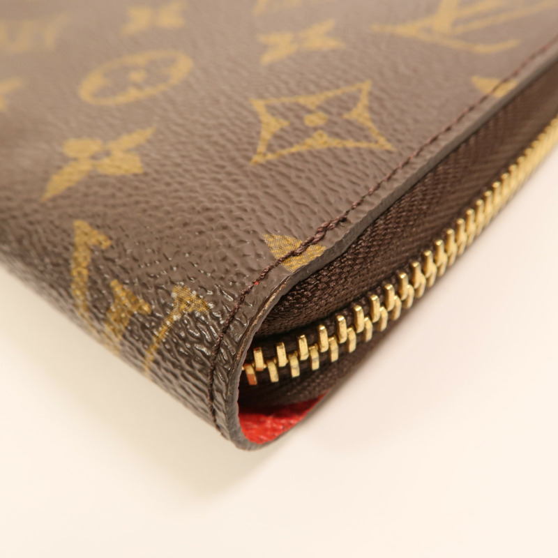 LOUIS VUITTON Monogram Zippy Wallet金扣長錢包-10