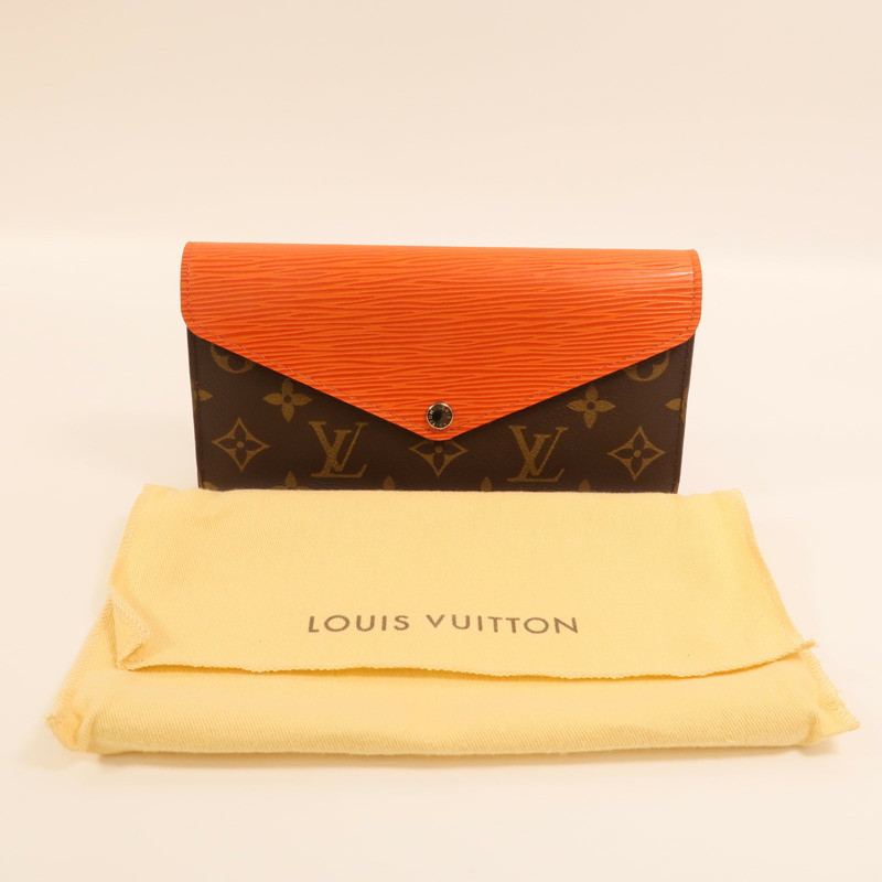 LOUIS VUITTON Monogram/Epi Marie-Lou Long Wallet銀扣長錢包-10