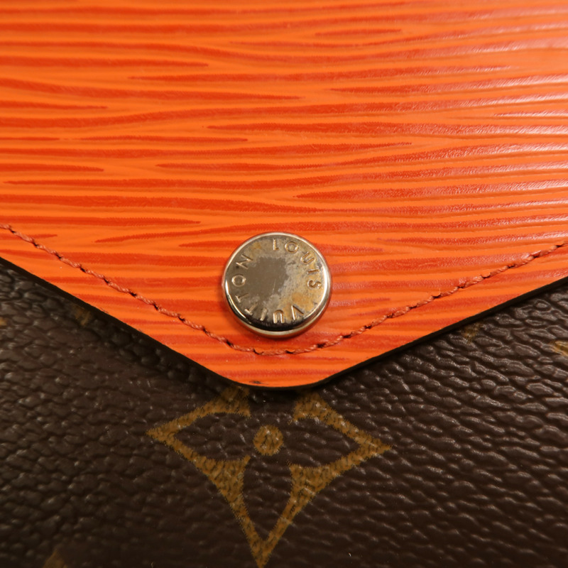 LOUIS VUITTON Monogram/Epi Marie-Lou Long Wallet銀扣長錢包-11