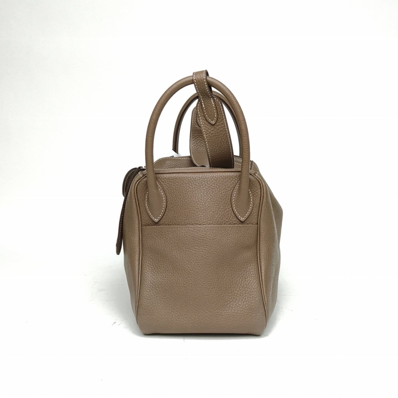 HERMES Lindy30大象灰TC皮A刻銀扣-1