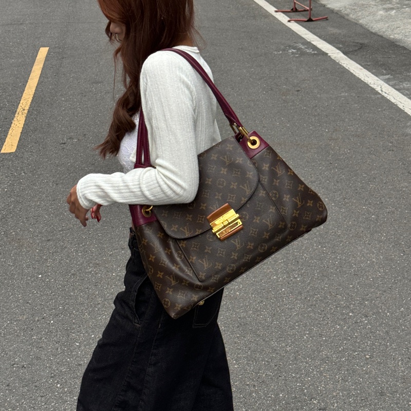 【經典永存🎀】 LV Olympe 經典老花 肩背包 （專櫃價13.6萬）-26