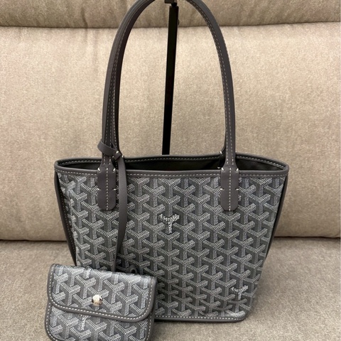 GOYARD mini tote灰色