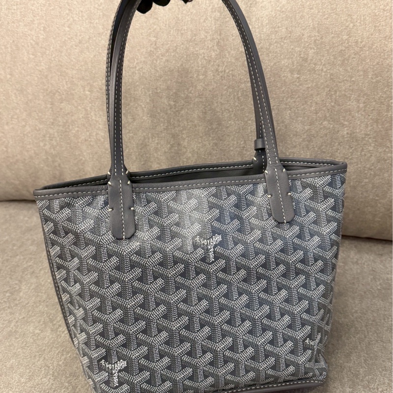 GOYARD mini tote灰色-2