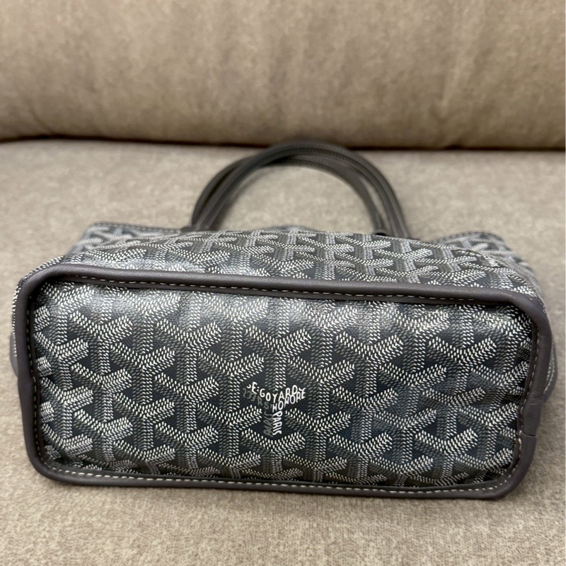 GOYARD mini tote灰色-3