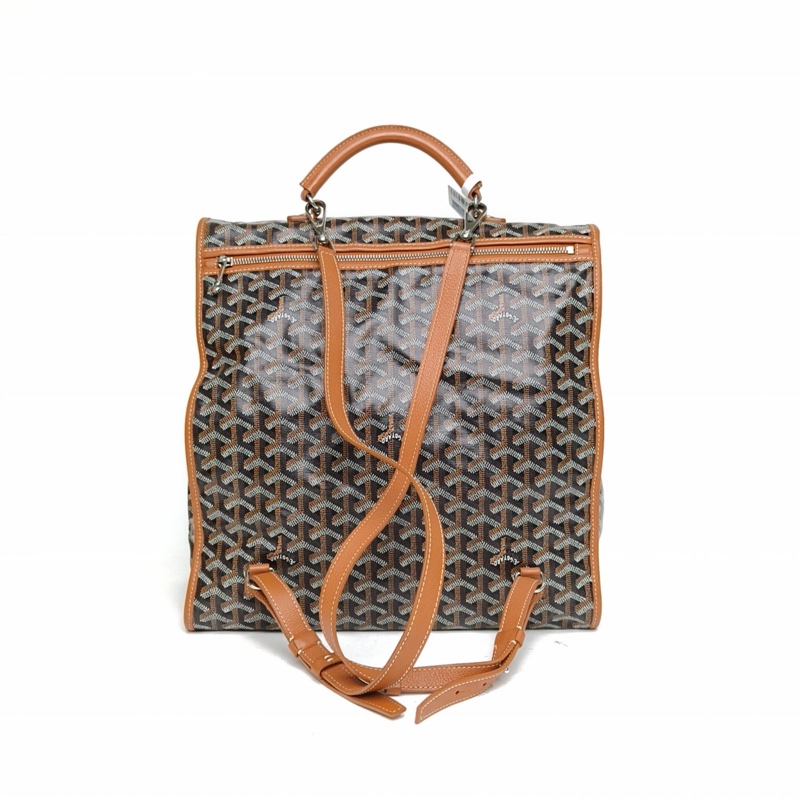 GOYARD Leger雙肩包33棕色PVC-2