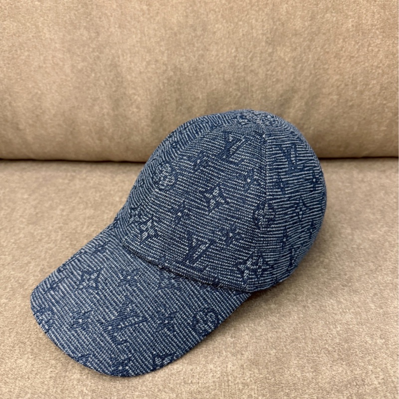 LV牛仔老花帽帽-1