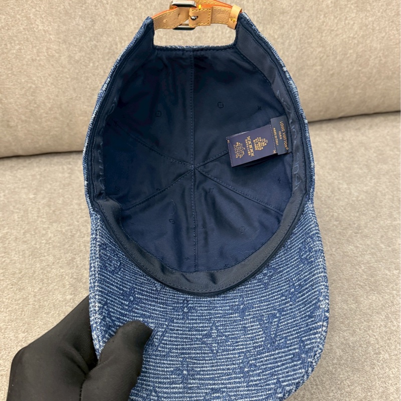 LV牛仔老花帽帽-3