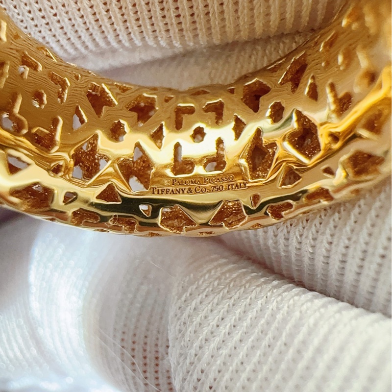 Tiffany蒂芙尼 Paloma's Marrakesh系列 超級限量版18K金鳥巢戒指，50碼-7