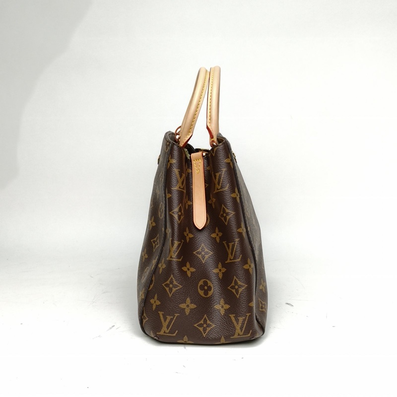 LOUIS VUITTON Montaigne蒙田中號33老花PVC金扣2018-1