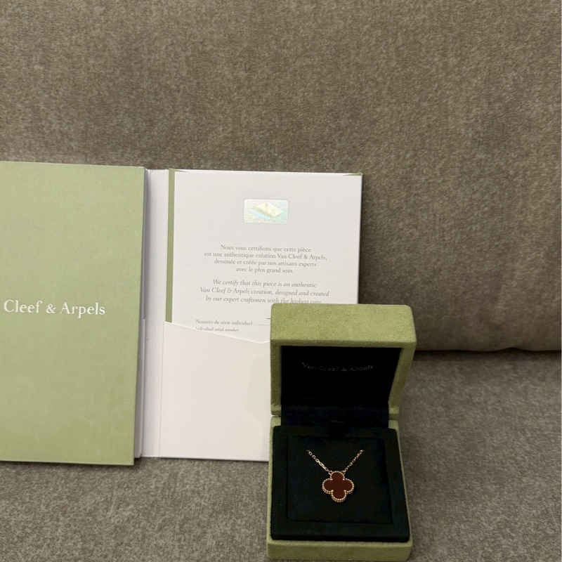 VCA紅玉髓項鍊-0