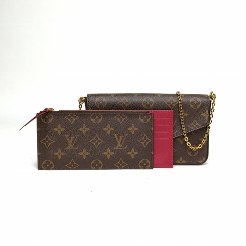 LOUIS VUITTON POCHETTEFELICIE三合一鏈條包老花PVC2020