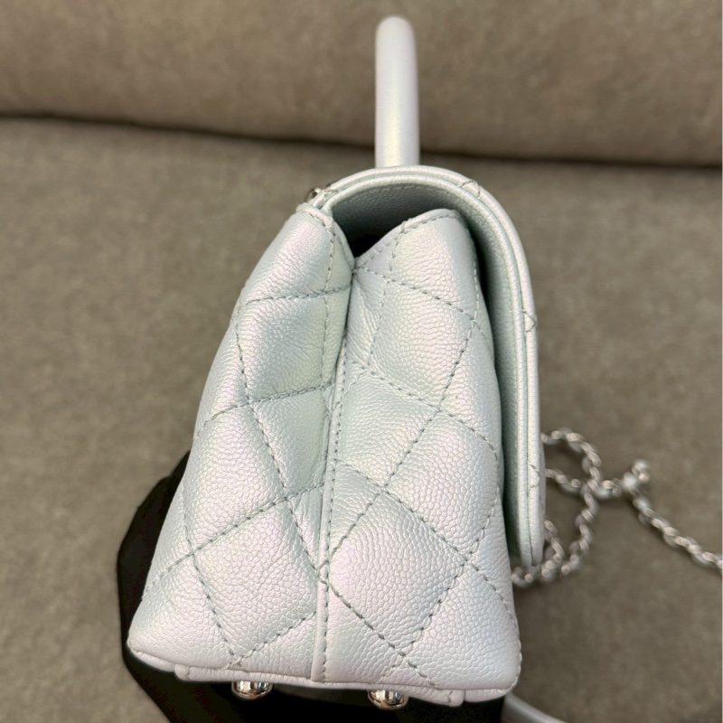 香奈兒coco handle珠光藍-3