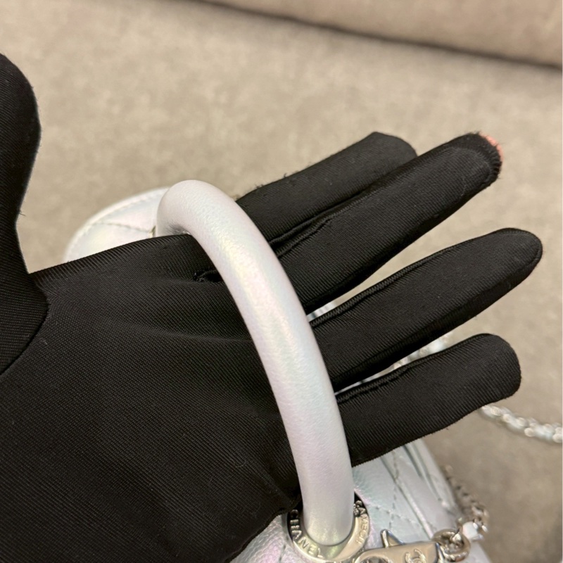 香奈兒coco handle珠光藍-6
