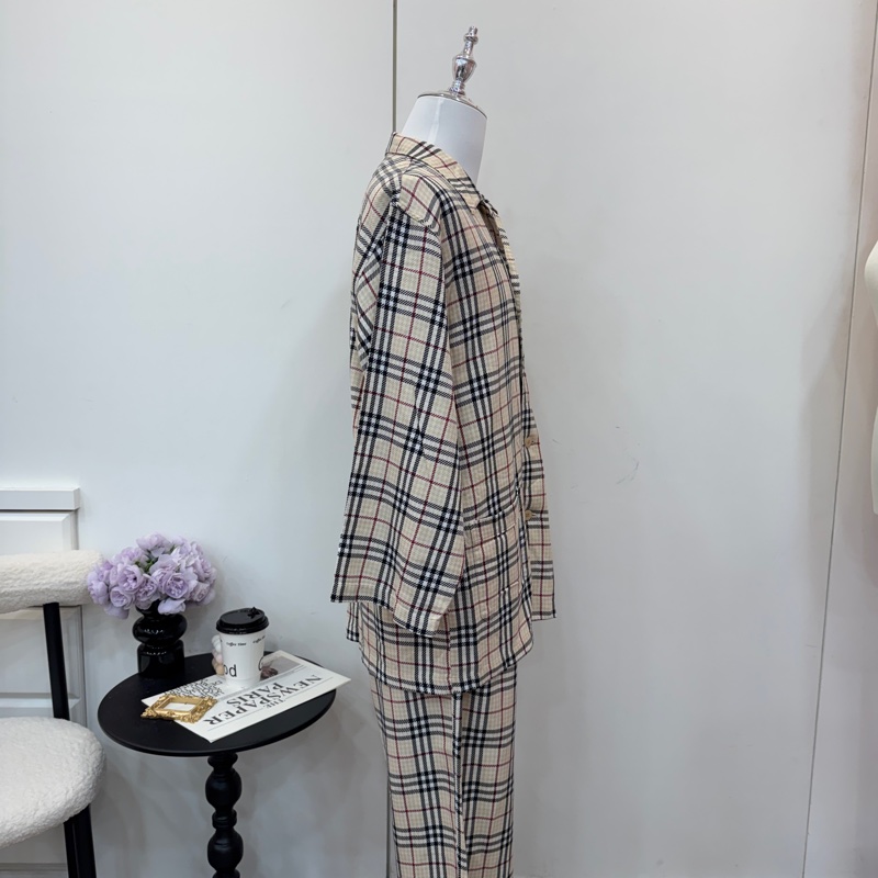 【赫蒂國際精品】 Burberry 經典格紋家居服/睡衣套裝-3