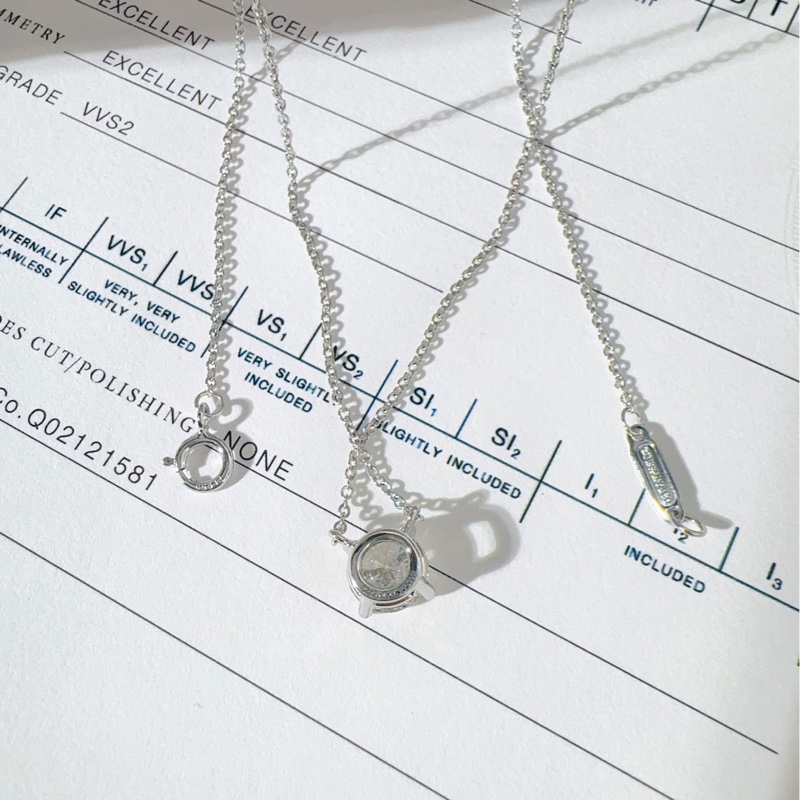 Tiffany蒂芙尼 Solitaire系列 經典款 一克拉鉑金鑽石項鍊-5