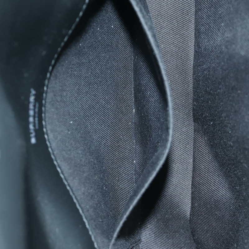 【日本直送】BURBERRY 滾軸鏈條單肩包 皮革 黑色 銀色 正品 am11155V-23