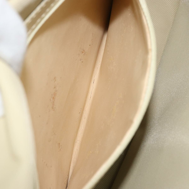 【日本直送】FENDI Mamma Baguette 肩背包 帆布 米色 金色 正品 BAZ238A-11