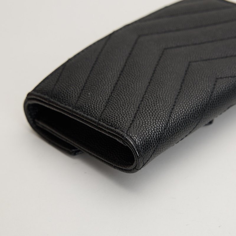 二手YSL 信封卡包/黑金-12