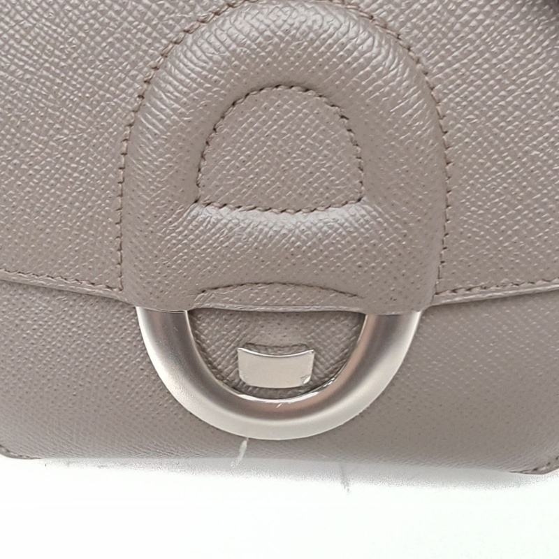 HERMES ChercheMidi豬鼻包中號25錫器灰Epsom皮X刻銀扣-4