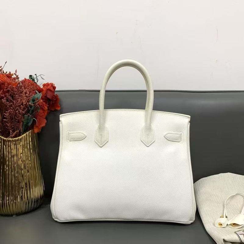 Hermes愛馬仕Birkin30 白雪公主，Epsom皮 金扣 n刻-1