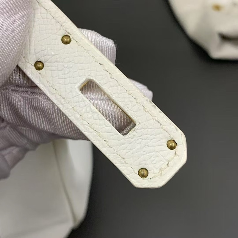 Hermes愛馬仕Birkin30 白雪公主，Epsom皮 金扣 n刻-6