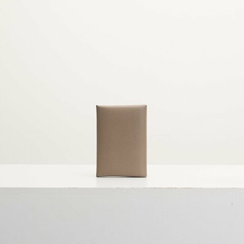 Hermès calvi duo卡包/大象灰