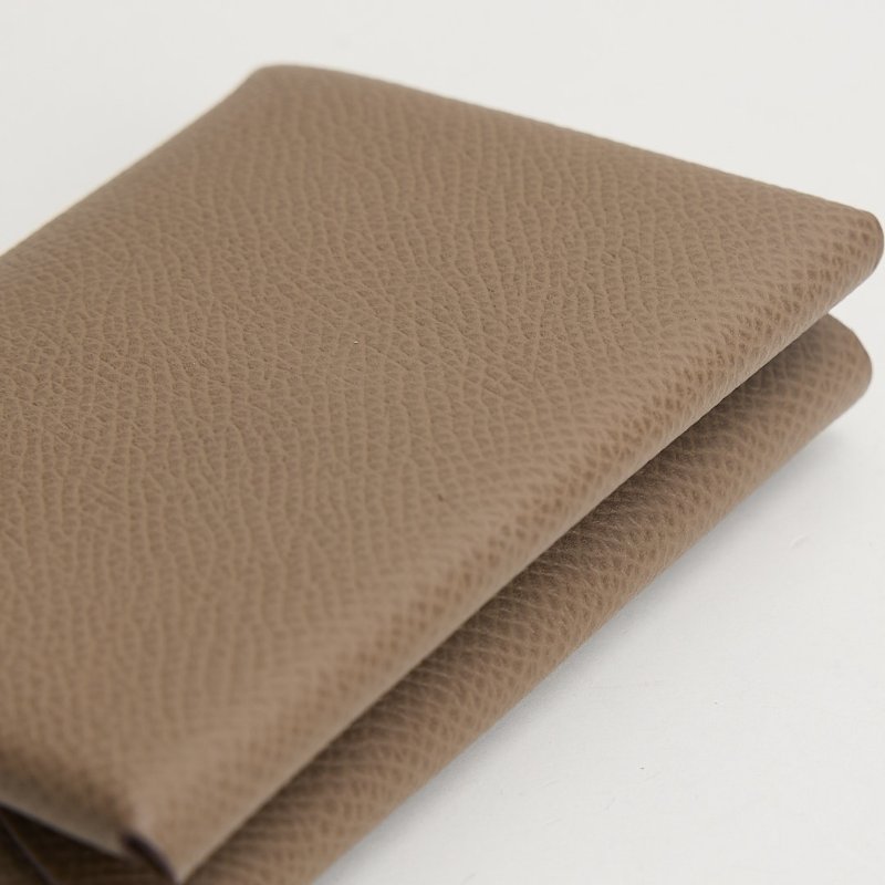 Hermès calvi duo卡包/大象灰-3