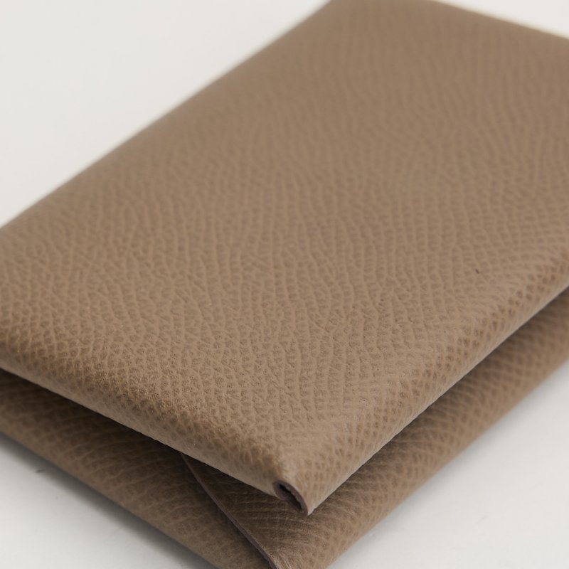 Hermès calvi duo卡包/大象灰-4