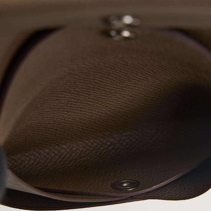 Hermès calvi duo卡包/大象灰-14