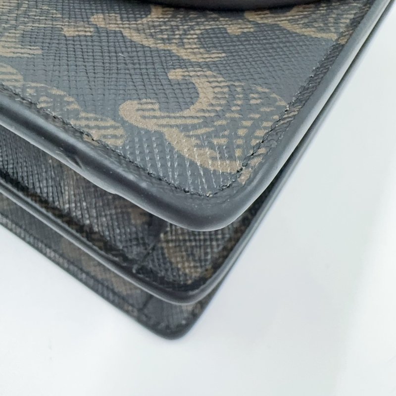 Celine原花凱旋門雙蓋woc斜背包-12