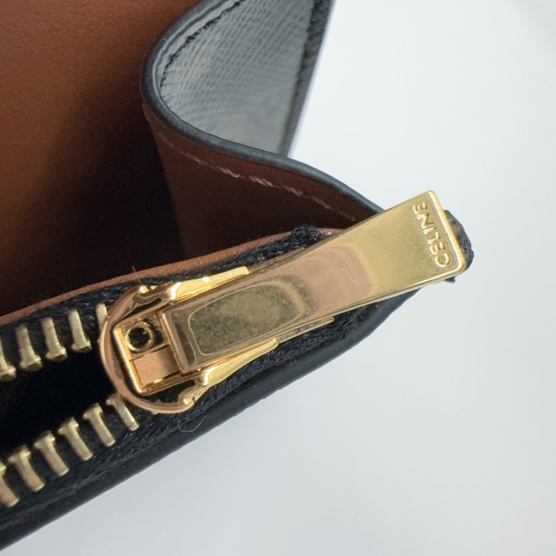 Celine原花凱旋門雙蓋woc斜背包-16