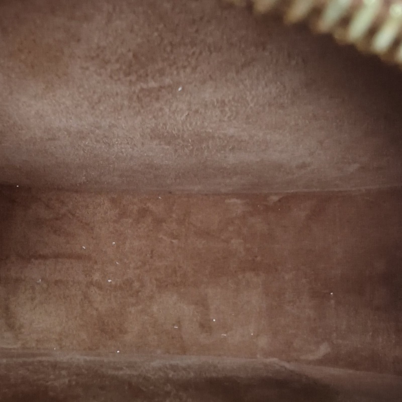 CELINE 焦糖色牛皮金扣凱旋門浮雕月餅包中號-4