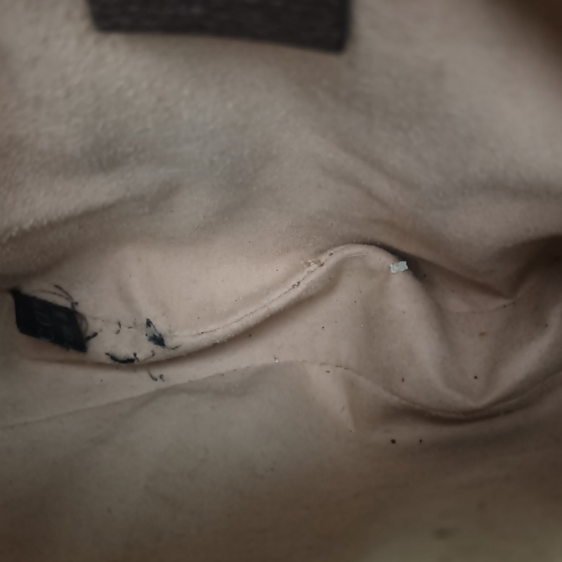 GUCCI Ophidia圓餅包斜挎包18烏木色PVC金扣-5