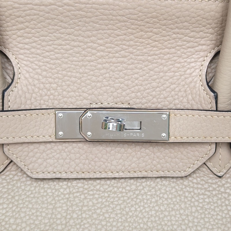 HERMES Birkin40斑鳩灰Togo皮框M銀扣-5