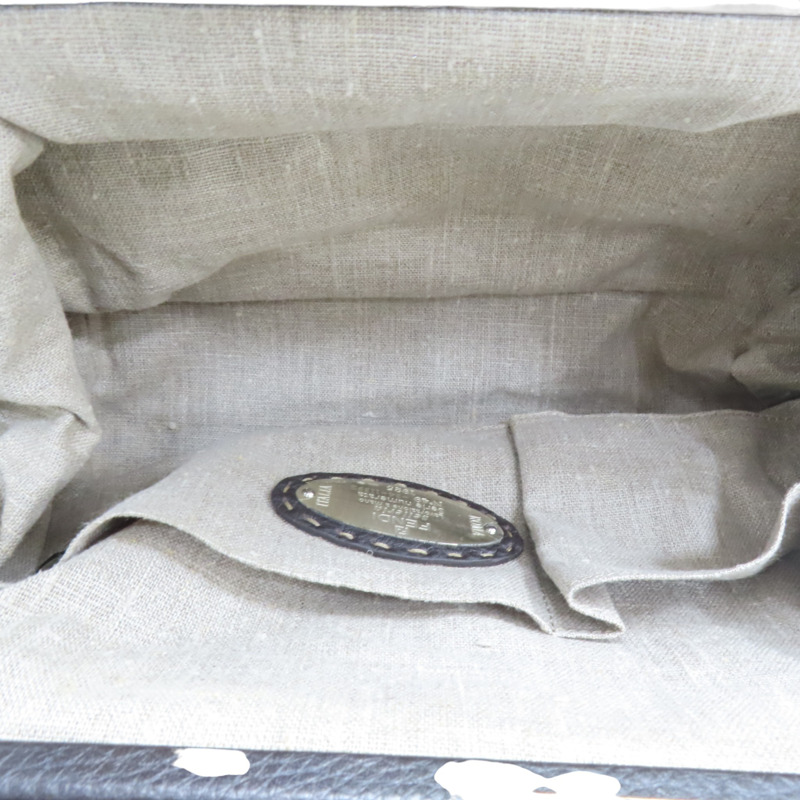 棕色 Selleria 牛皮 手提包【FENDI 芬迪】 8BN218-6