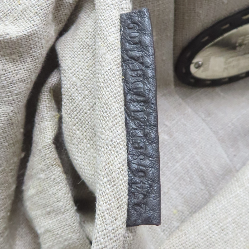 棕色 Selleria 牛皮 手提包【FENDI 芬迪】 8BN218-10