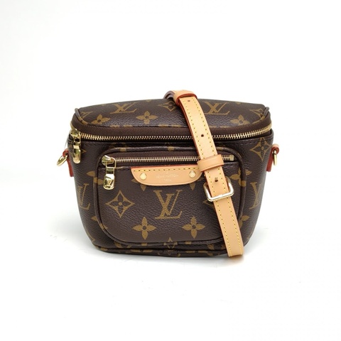 LOUIS VUITTON Bumbag腰包Mini17老花PVC晶片