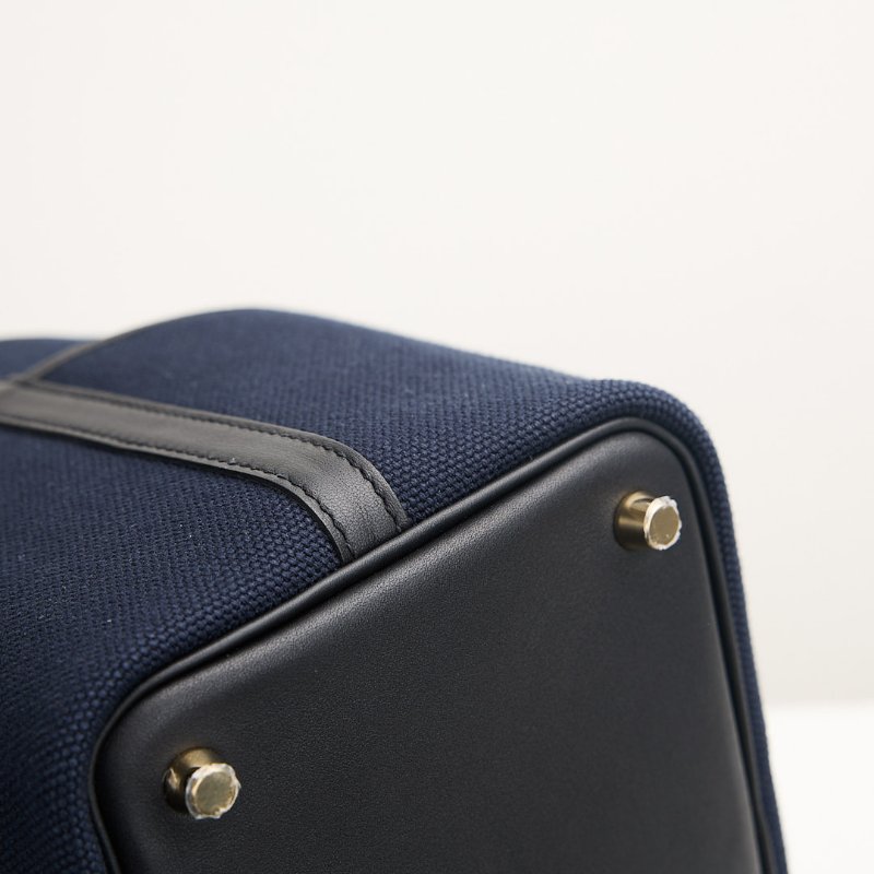 Hermès cargo picotin 18海軍藍拼黑-6