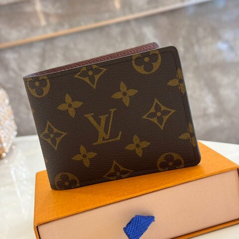 *SHIHNA名牌精品* LV M60895 Multiple 經典老花短夾