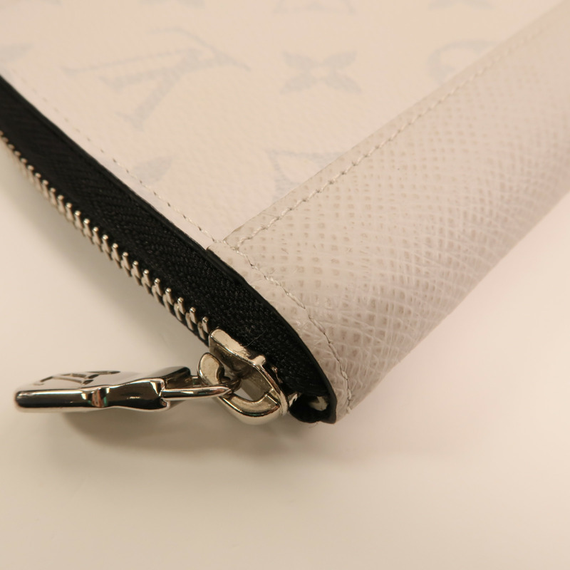 LOUIS VUITTON Taigarama Zippy Wallet銀扣長錢包-10