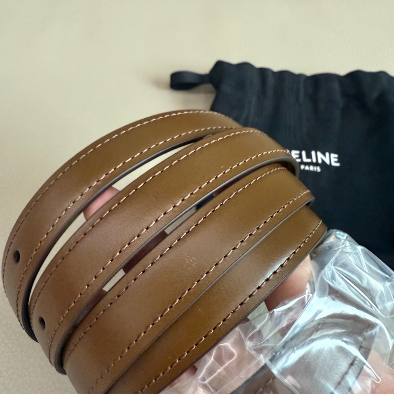 「M.Y精品」 Ce_line box 豆腐包 小號 classic 焦糖色-27