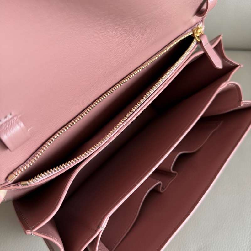 「M.Y精品」 Ce_line box 中號 豆腐包 classic 古典玫瑰粉-22