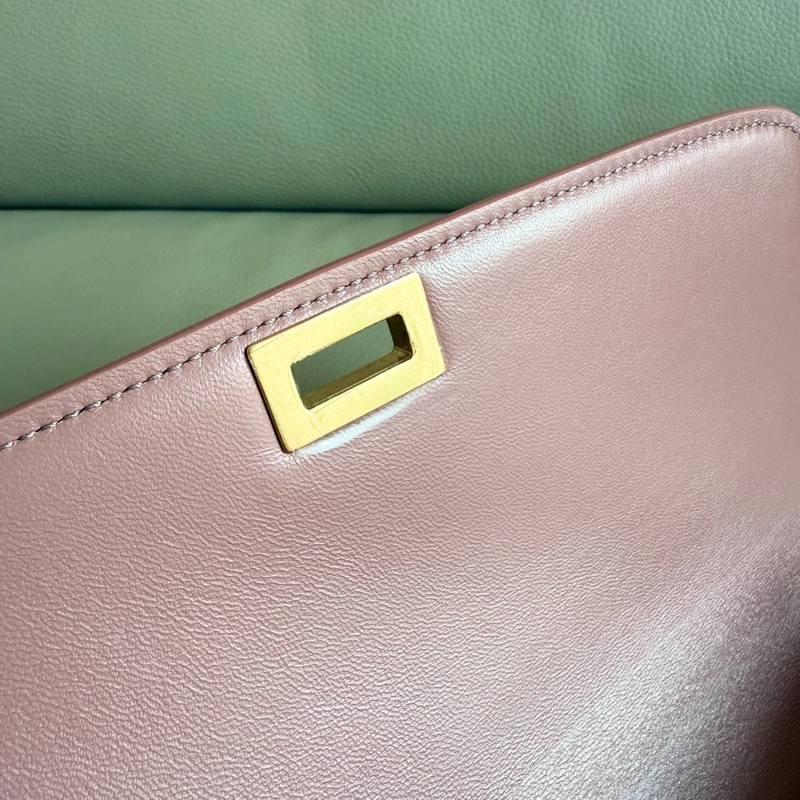 「M.Y精品」 Ce_line box 中號 豆腐包 classic 古典玫瑰粉-26