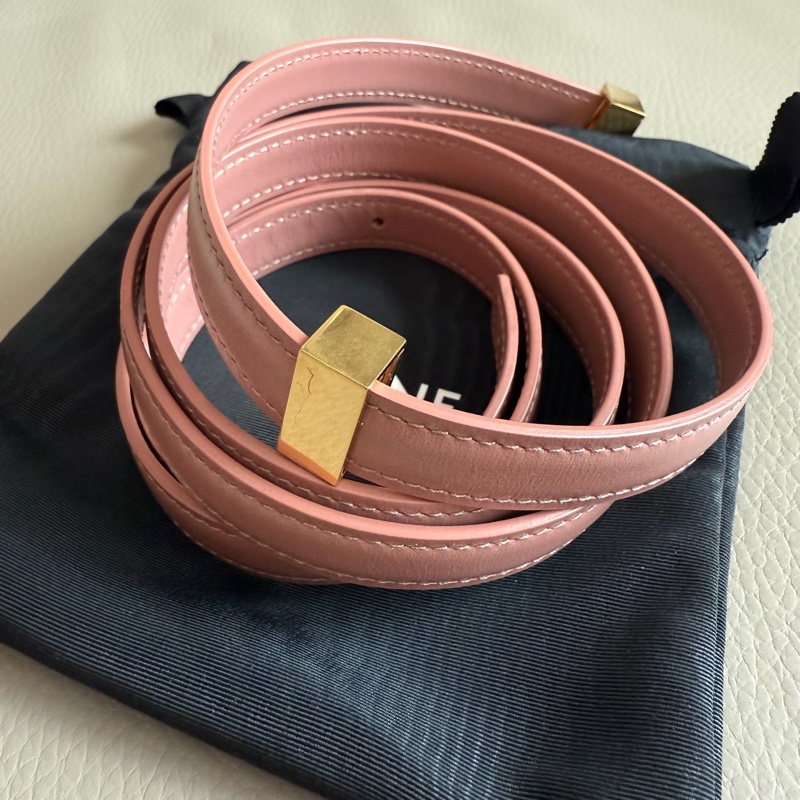 「M.Y精品」 Ce_line box 中號 豆腐包 classic 古典玫瑰粉-28